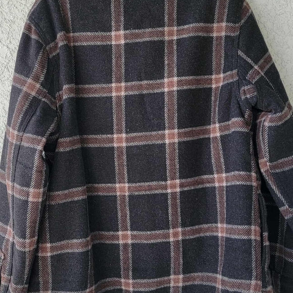 Jachs Men's Dark Plaid Shirt Jacket - Picture 6 of 12